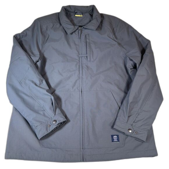 AFTCO Boiler Insulated Quilted Work Jacket Mens XXL 2XL Gray Full Zip Fishing - Picture 1 of 11
